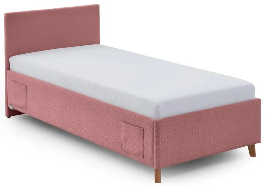Rózsaszín ágyneműtartós gyerekágy 90x200 cm Cool – Meise Möbel