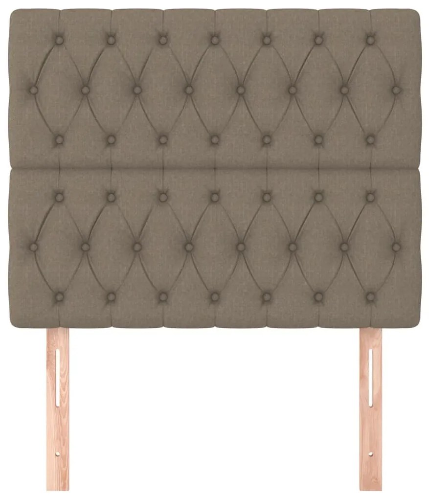 bézs színű szövet fejtámla 90 x 7 x 118/128 cm