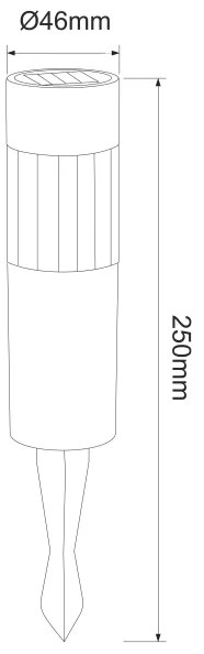 Globo 33253-4 - 4x LED napelemes lámpa LED/0,06W/3,2V IP44 készlet
