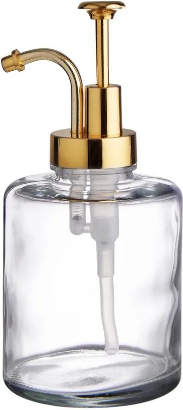 SAVOIE folyékony szappan adagoló, átlátszó-arany 380ml