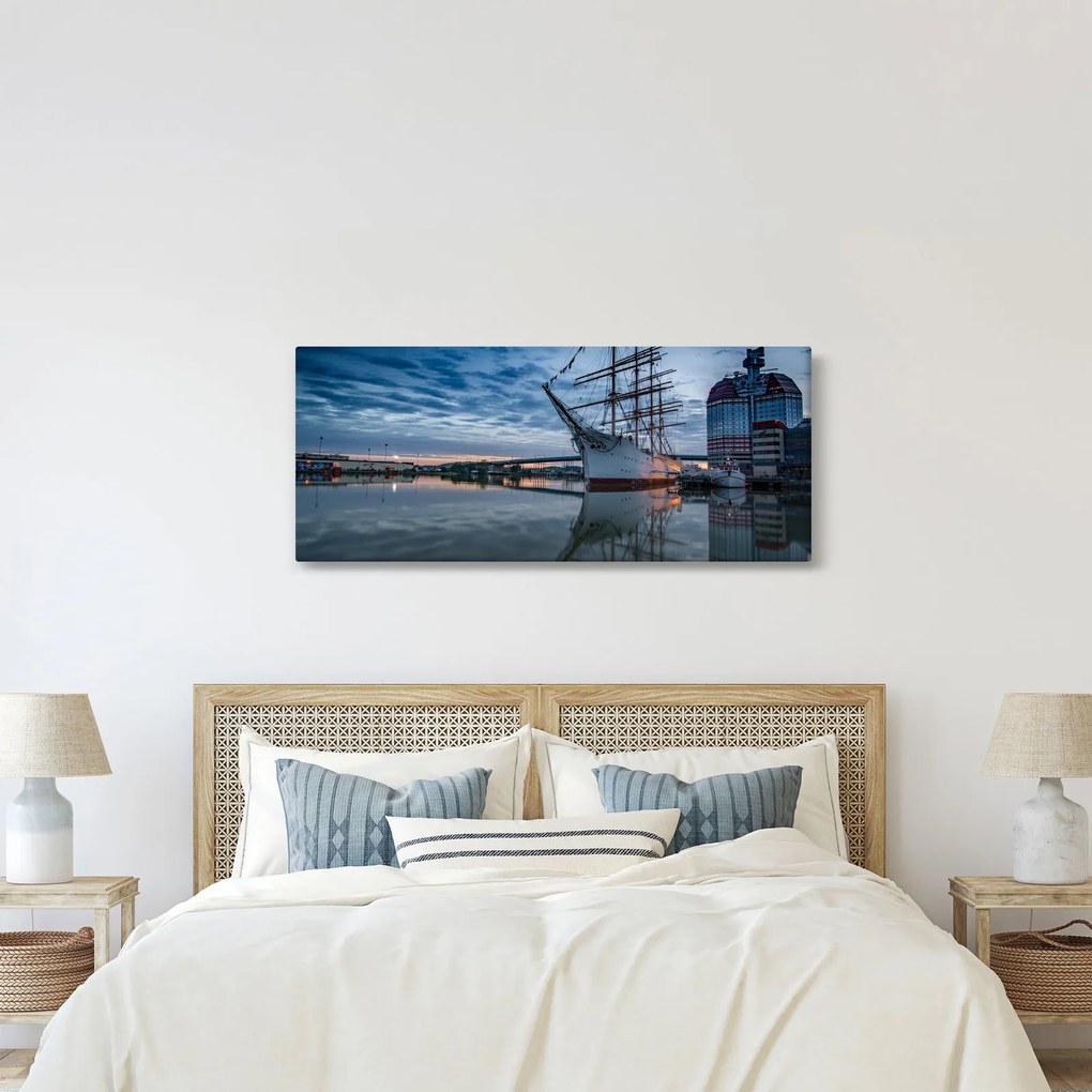 Vitorlás képe (120x50 cm)