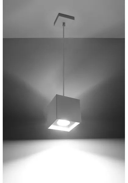 Csillár zsinóron QUAD 1 1xGU10/40W/230V fehér