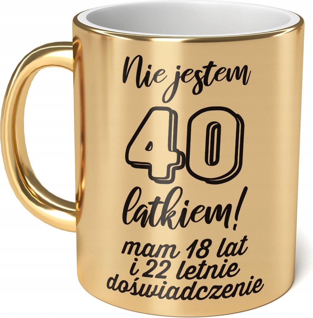 Kerámia bögre 330 ml Nem vagyok 40 A 40 Születésnap Ajándék Férfinak