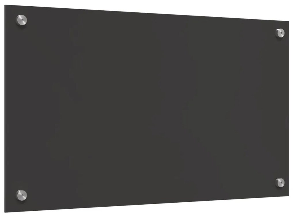 Konyhai Háttérpanelek Sötétszürke 70x40x0,6 cm Edzett Üveg