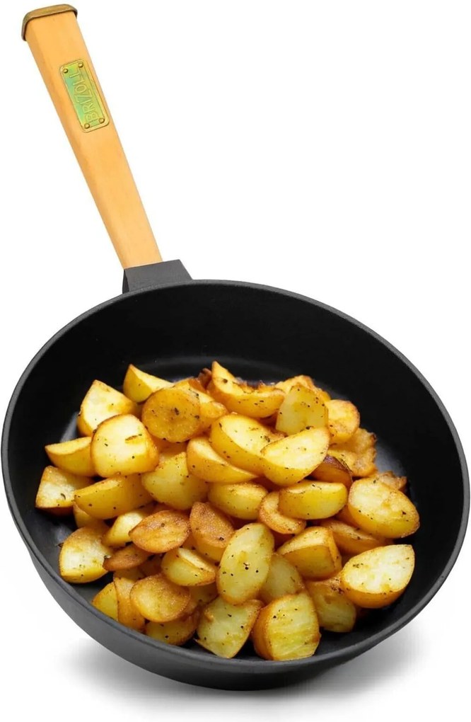 Öntöttvas serpenyő levehető fogantyúval