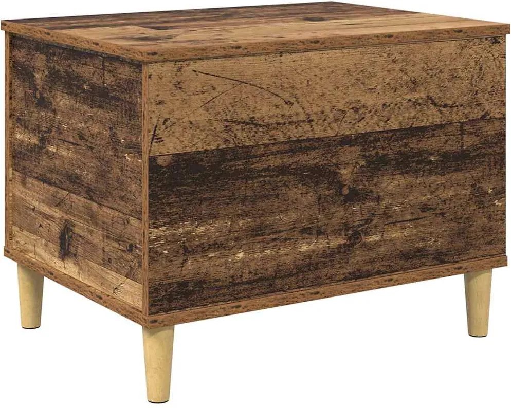 vidaXL Éjjeliszekrény Öreg fa 60 x 44,5 x 45 cm Faanyag