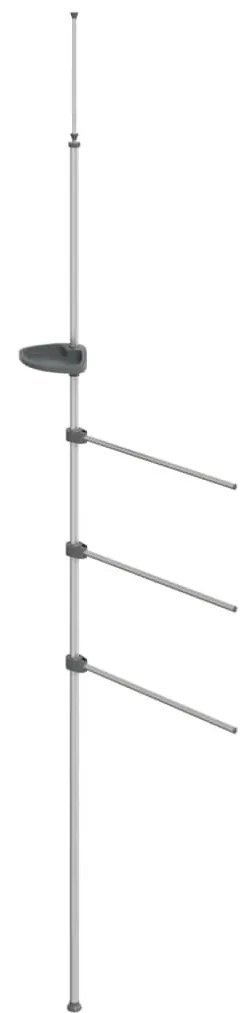 alumínium törülközőtartó 47 x 280 cm