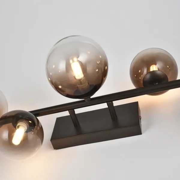 Brilagi - LED felületre szerelt csillár MILLA 7xG9/3W/230V barna/füstbarna