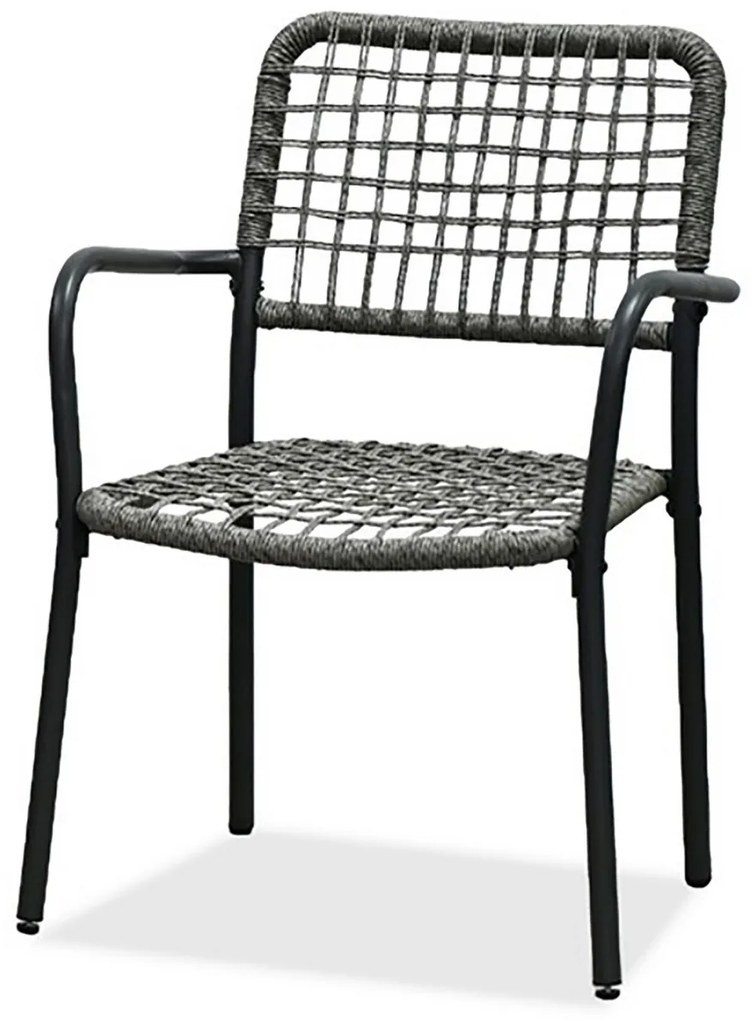 Autronic Kerti garnitúra 1+2, fém, polirattan,szürke , AZ-L1103 GREY