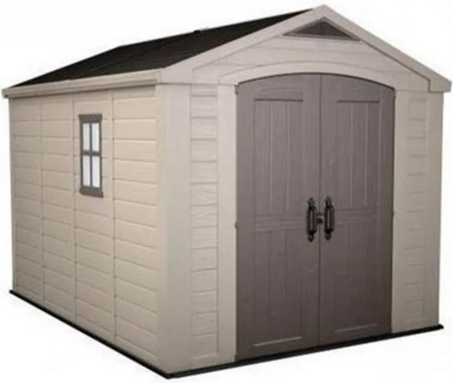 Factor 8x11 kerti ház, beige-taupe színben