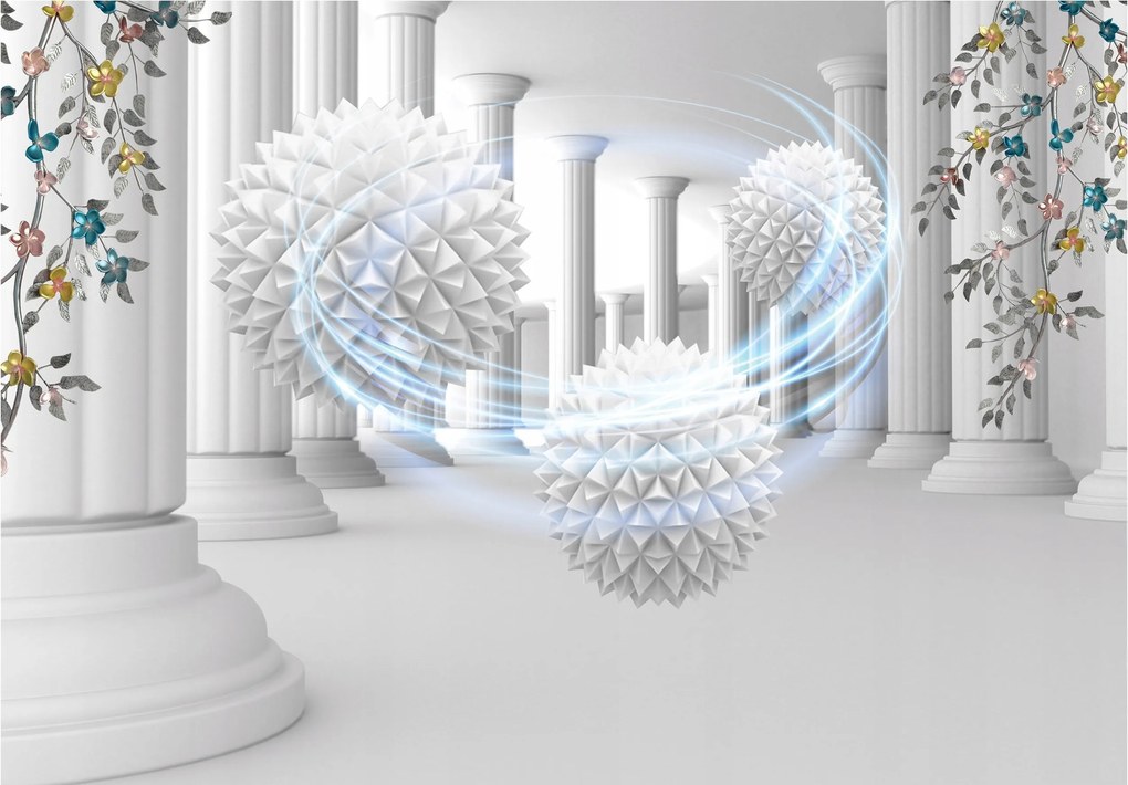 Fotótapéta Gömbök és oszlopok modern design 250x175 hálószoba +ragasztó