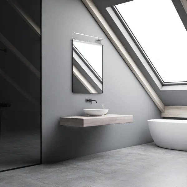 LED fürdőszobai fali lámpatest SHINE LED/11W/230V 45 cm IP44 fényes króm