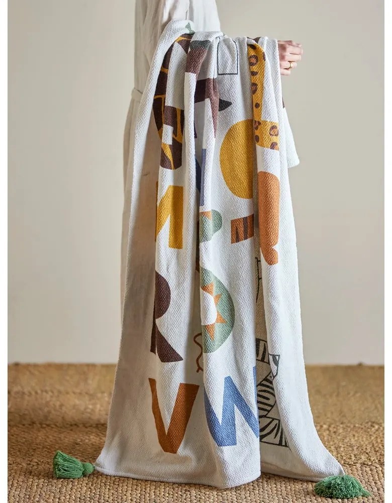 Újrahasznosított pamut gyerek takaró 130x160 cm Memmo – Bloomingville Mini