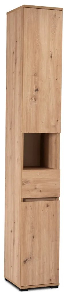 Álló szekrény 30 cm Artisan tölgy színben – VENORNA