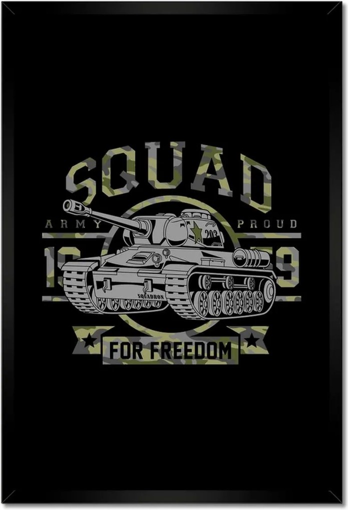 Poszterek keretben 40x60 Elit tank 203 háború