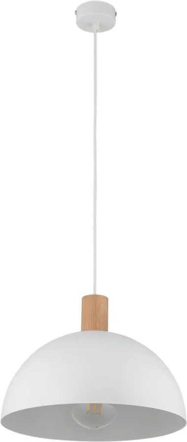 TK LIGHTING 4851 OSLO Modern Függesztett Lámpa Fehér E27 IP20