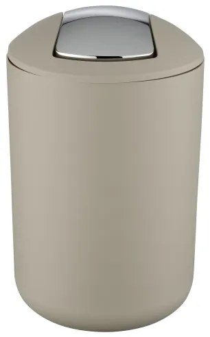 WENKO 21222100 - Kosár BRASIL 19,5x31 cm bézs/fényes króm