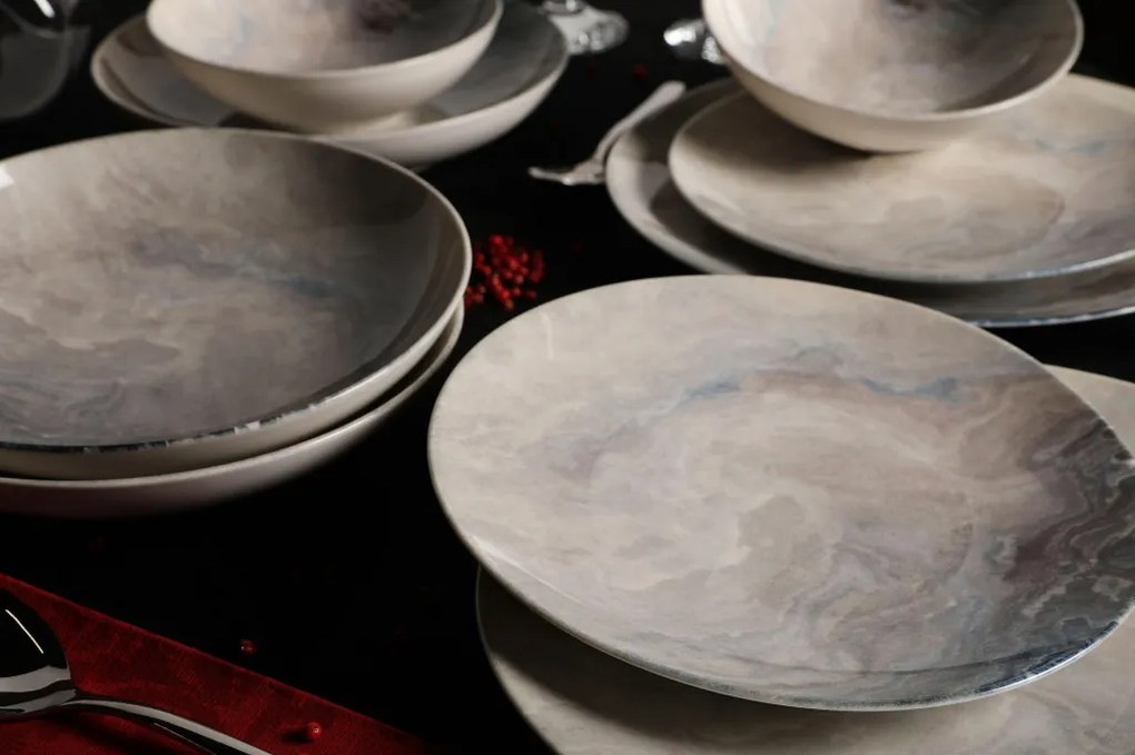 24 részes porcelán étkészlet