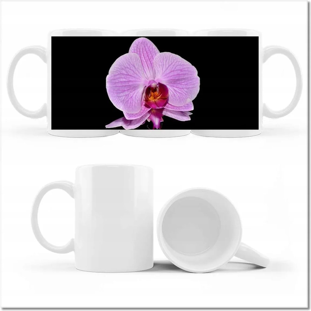 Fényképes bögre Lila orchidea