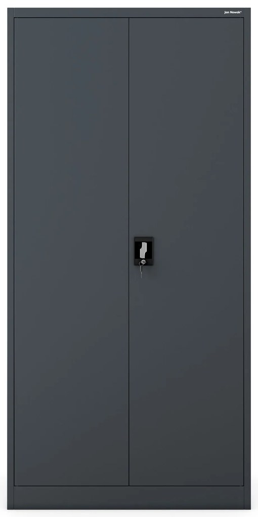 Fém iratszekrény JAN, 900 x 1850 x 400 mm, antracit