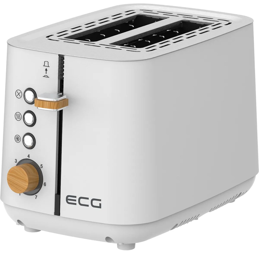 ECG ST 2768 kenyérpirító Timber White