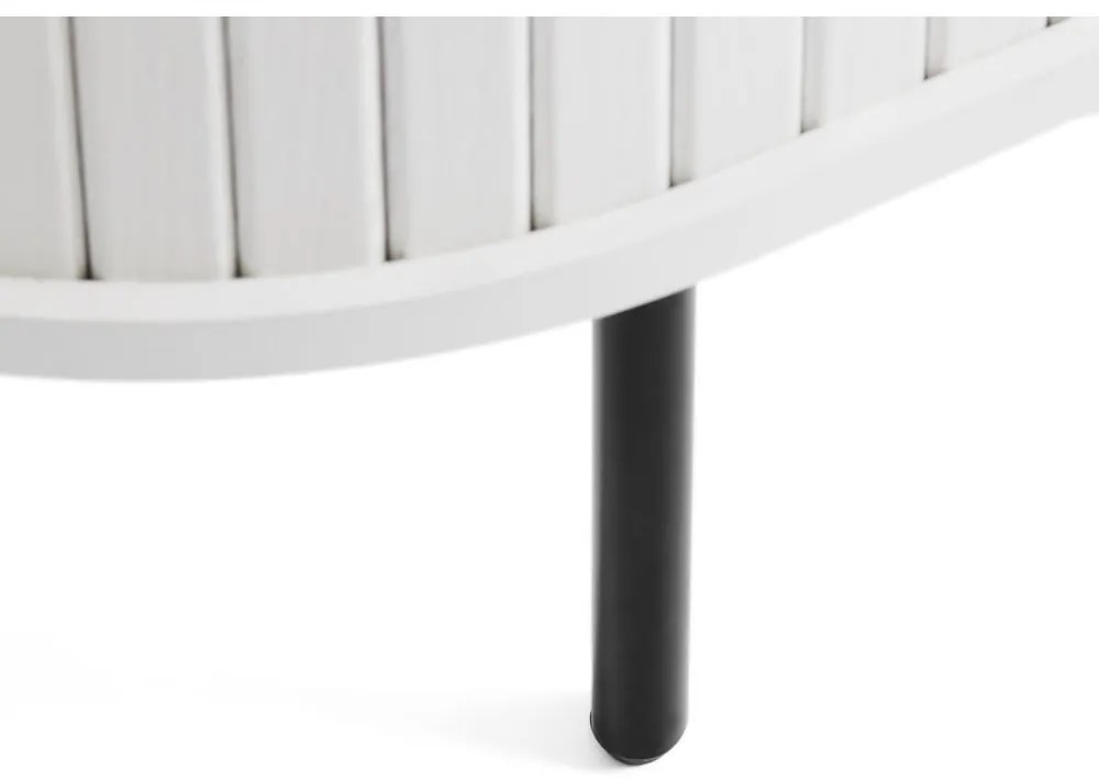Fehér TV-állvány 120x56x40 cm Nola – Unique Furniture