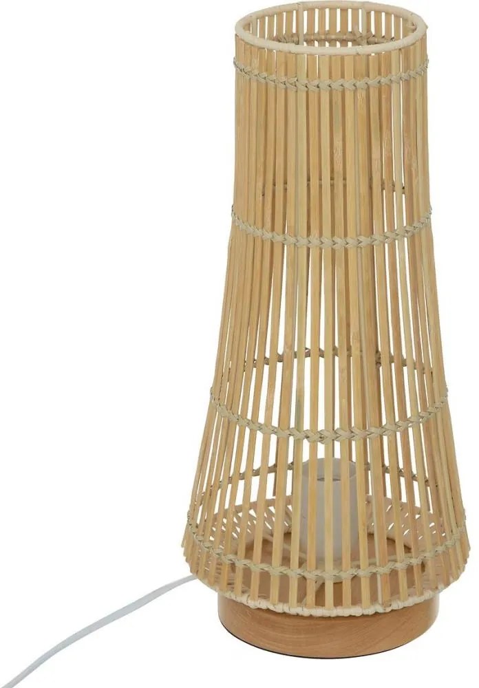 Atmosphera - Asztali lámpa MAHE 1xE27/25W/230V bambusz