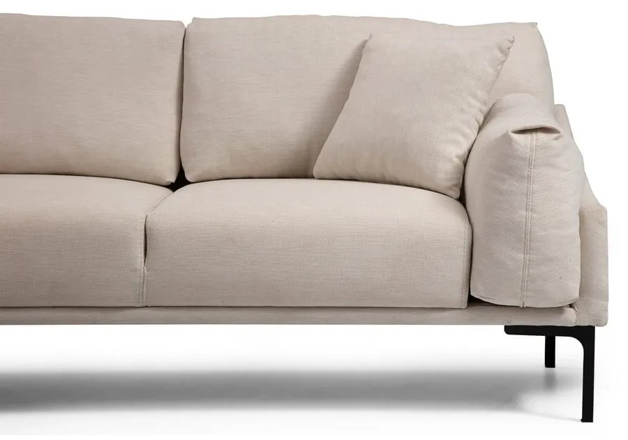 Leo világosbézs sarokkanapé, bal oldali - Artie