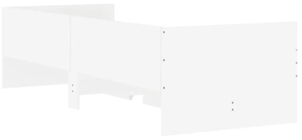 fehér ágykeret fiókokkal 100x200 cm