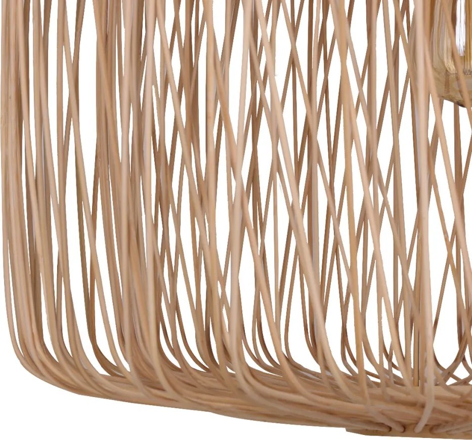 DIJK 55877-017 BAMBOO Többágú Függesztett Lámpa Bézs E27 IP20