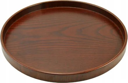 Fa tálca kerek 27 cm
