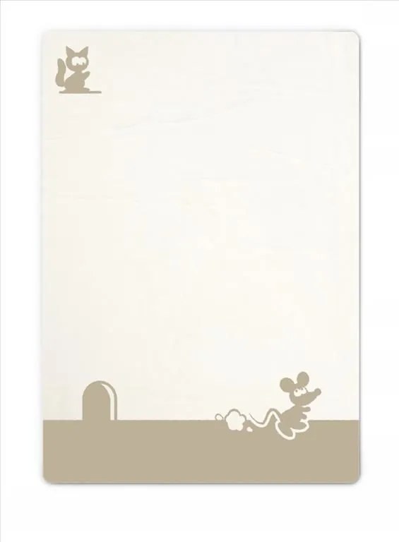 Miky pamut babatakaró 75x100 bézs