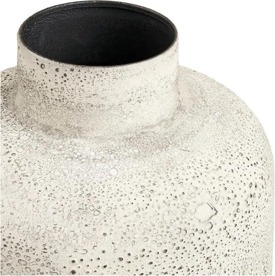 Krémszínű fém magas váza (magasság 78,5 cm) Hou – House Nordic