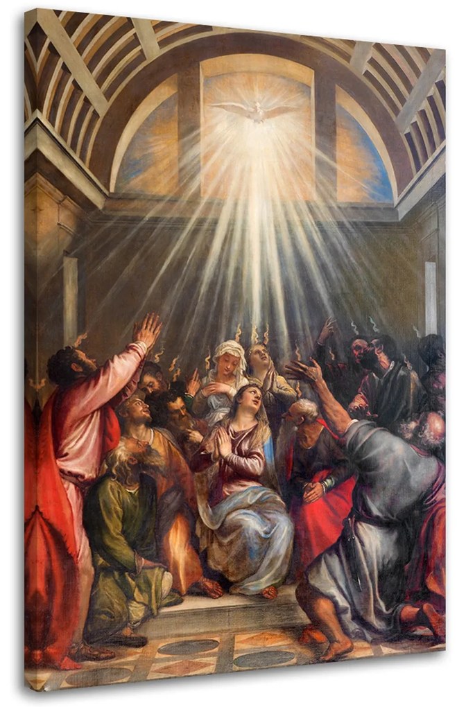Gario Vászonkép Pünkösd, Tiziánusz, Velence, Velence Méret: 80 x 120 cm