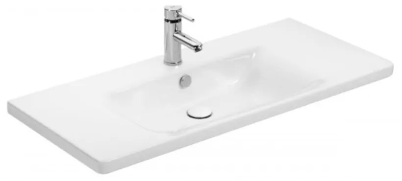 Viva STYLE Ekonomik PLUS 100 lábon álló fürdőszobabútor Sanovit Atria 9100 mosdóval - 100 x 45,5 cm