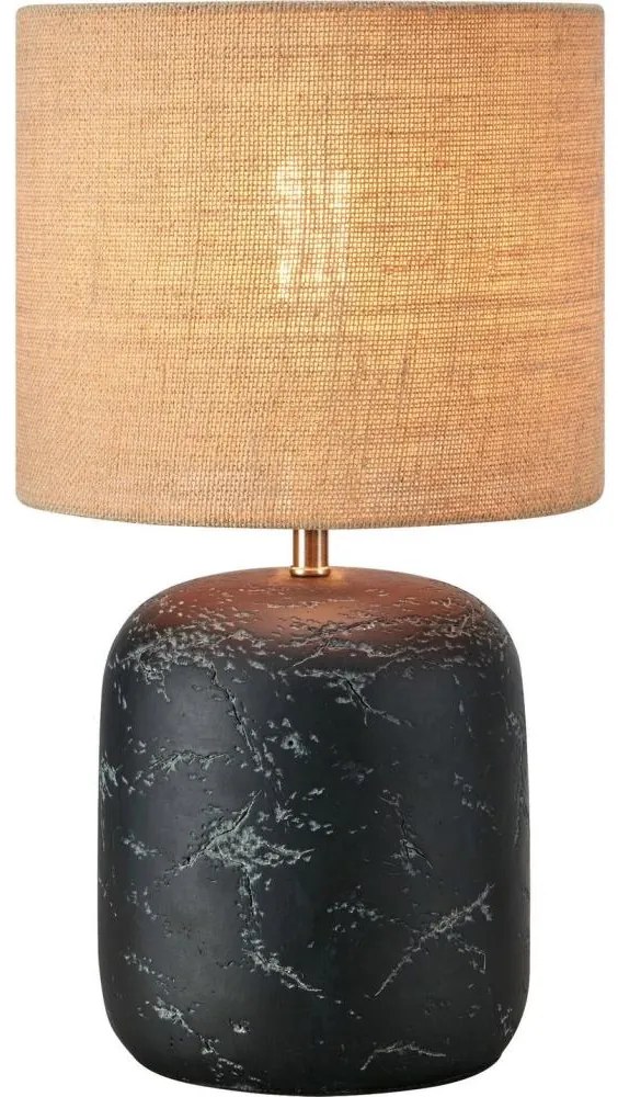 Markslöjd 108684 - Asztali lámpa MONTAGNA 1xE14/40W/230V 45 cm bézs/fekete