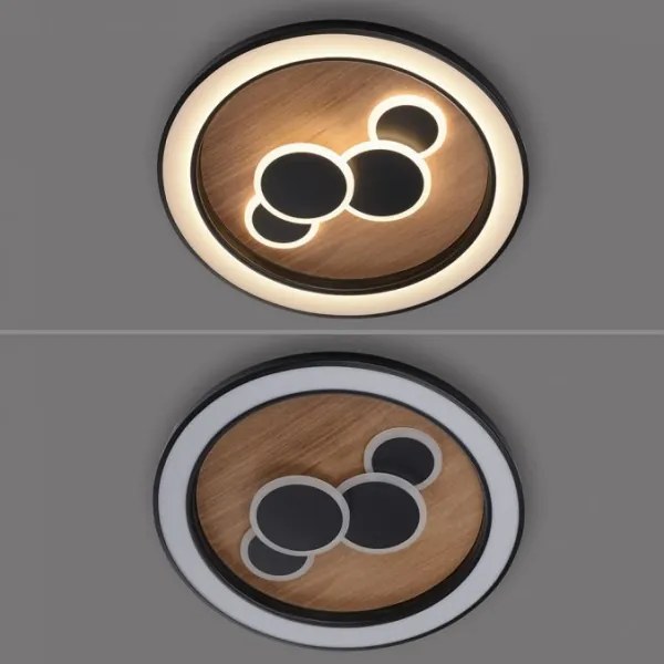 Paul Neuhaus 6284-79 - LED Mennyezeti lámpa ELIZA LED/55,5W/230V átm. 60 cm tölgy