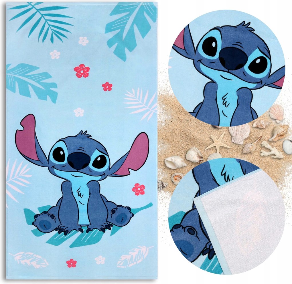 Stitch Gyorsan Száradó Gyerek strandtörölköző Pamut 70x140