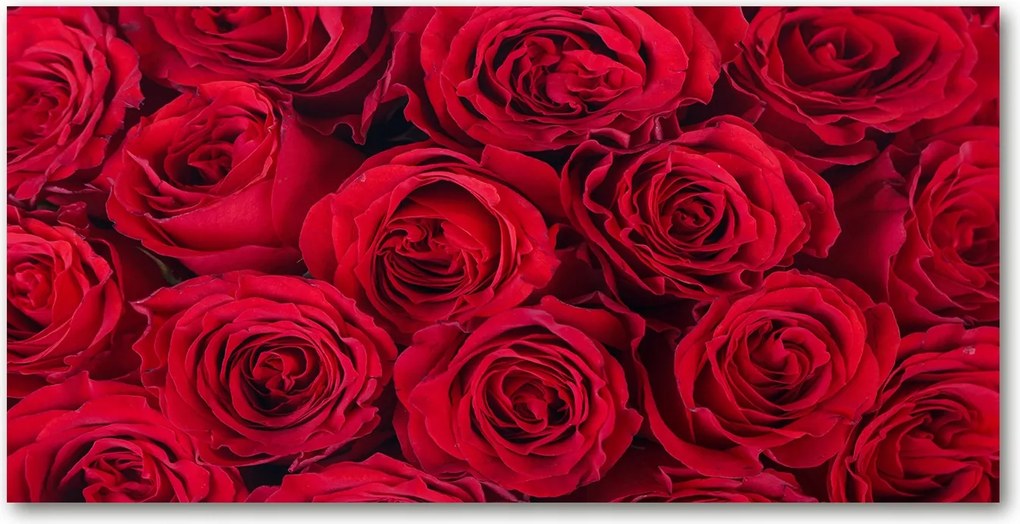 Üvegpanel konyhába Rózsa 140x70 cm Ragasztó