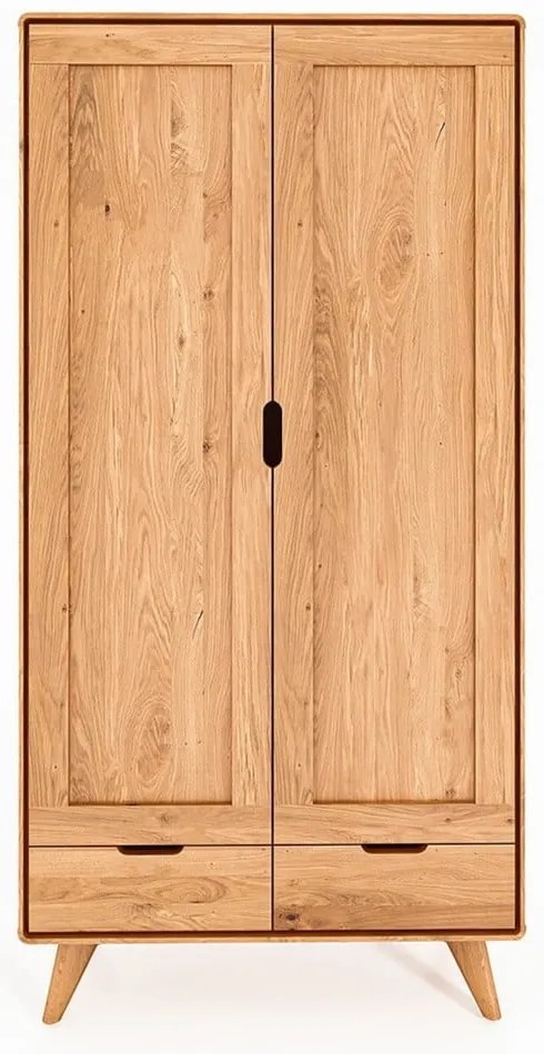Tölgyfa ruhásszekrény 90x180 cm Greg - The Beds