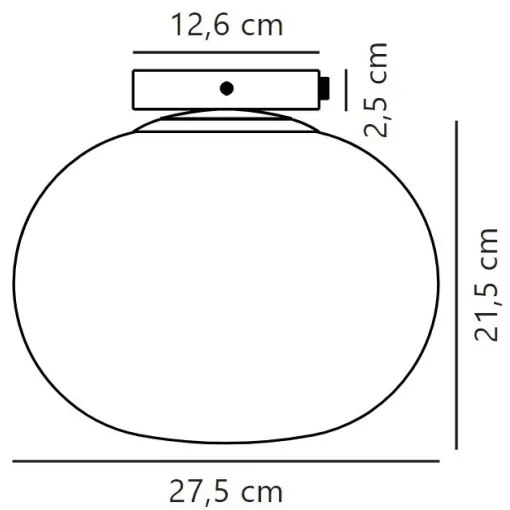 Nordlux - Mennyezeti lámpa ALTON 1xE27/25W/230V