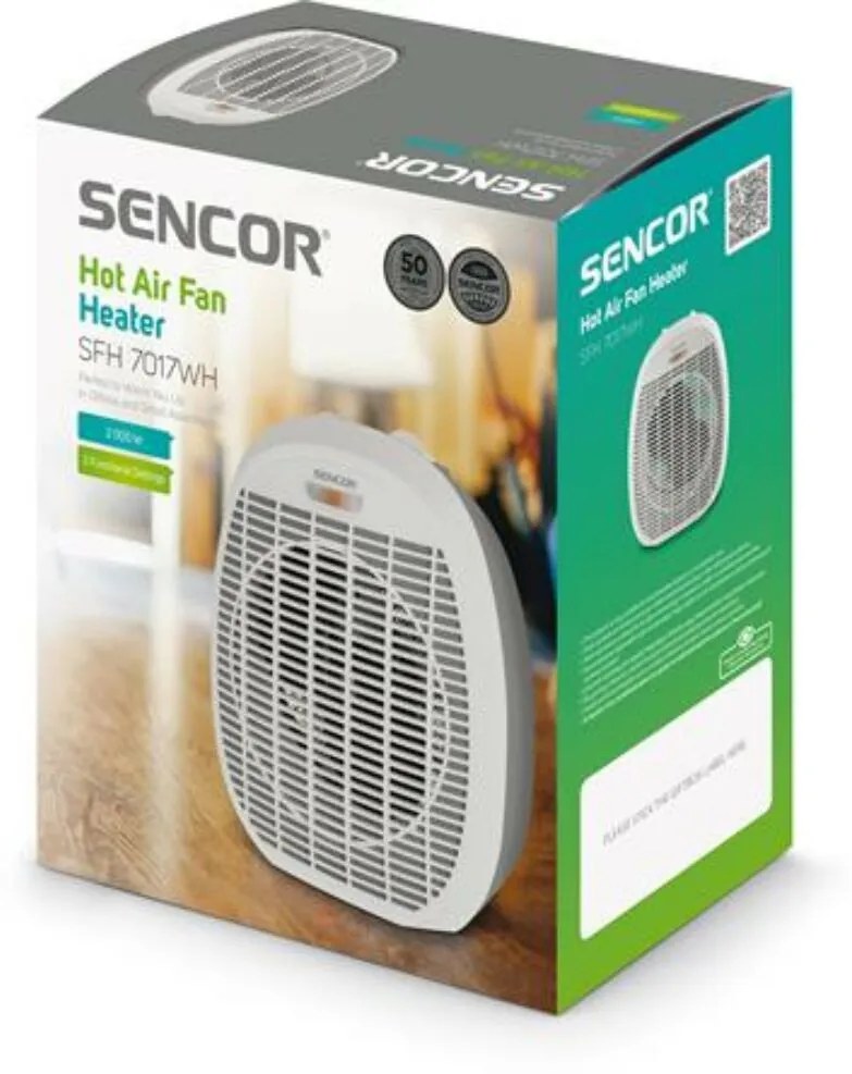 Fűtőventilátor, SENCOR SFH7017WH, fehér (KHKG489)