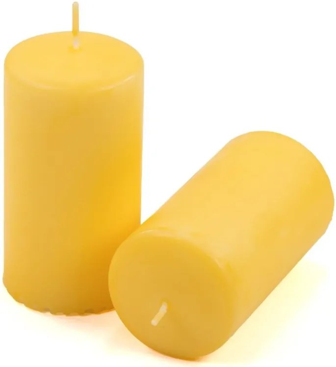 Gyertya készlet 11,5 cm Ø 6 cm 12 db sárga