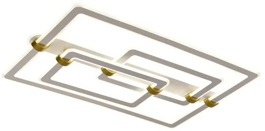 Fényerőszabályozható LED mennyezeti lámpa LED/280W/230V 3000-6500K + távirányító