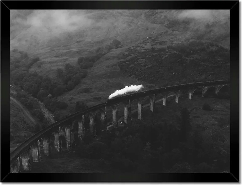 Poszterek keretben 40x30 Vasúti viadukt Skócia