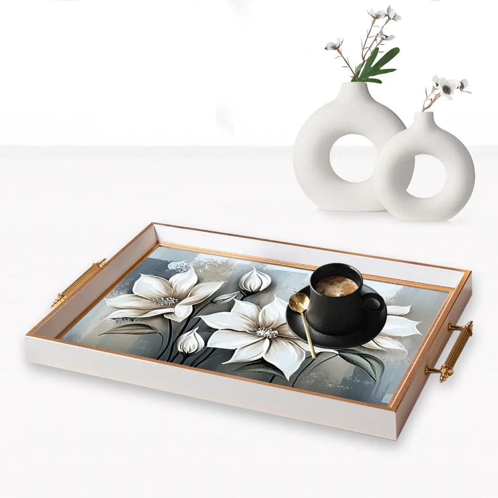 Üveg tálca, 38×24 cm – TPB9838