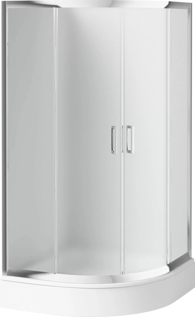 Deante Félkör alakú kabin 80x80 cm, magasság 170 cm, Funkia króm KYP_654K