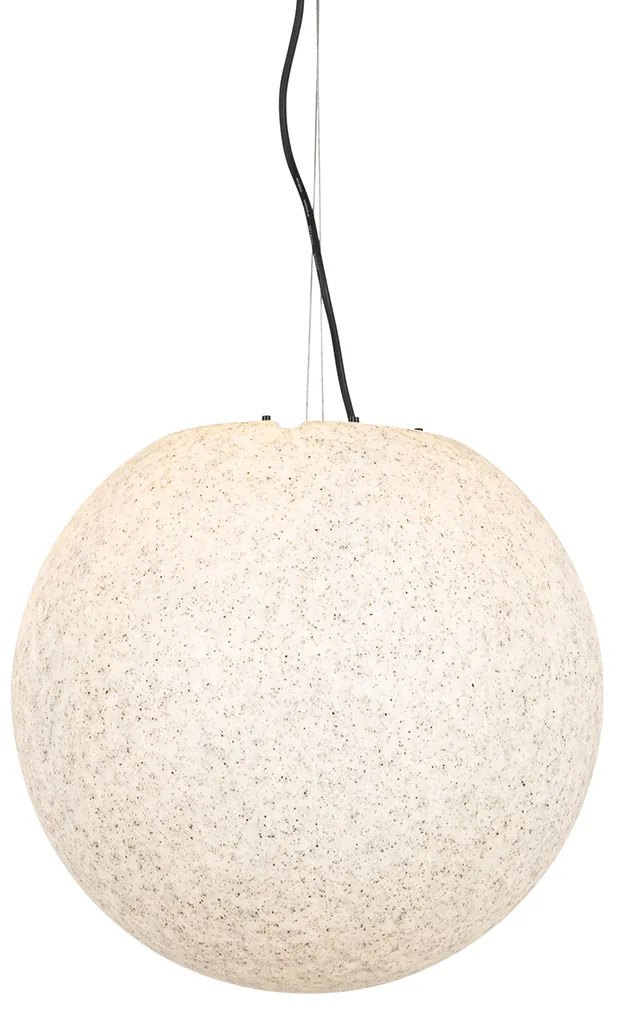 Modern kültéri lógólámpa szürke 45 cm IP65 - Nura