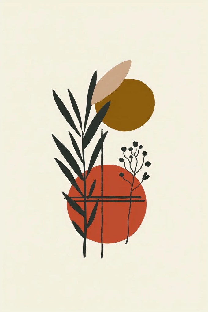 Poszter 30x45cm Kontraszt a botanikában