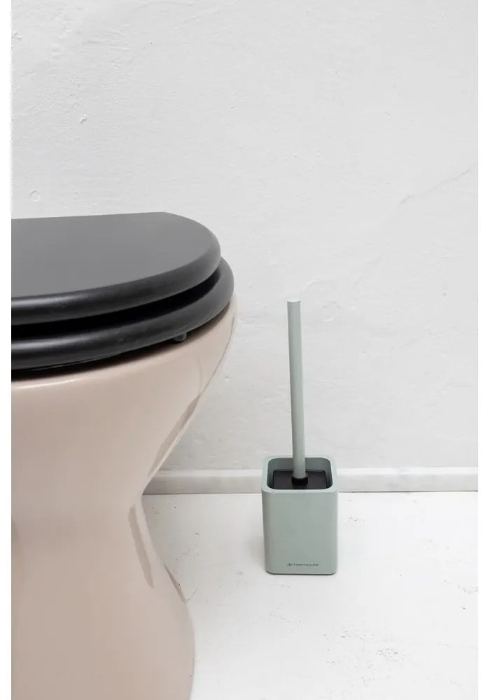 Világoszöld poligyanta WC-kefe Tom Tailor T-Rounded – Wenko